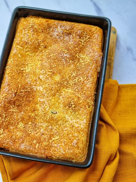 Torta de liquidificador de camarão - Keterin - Keterin