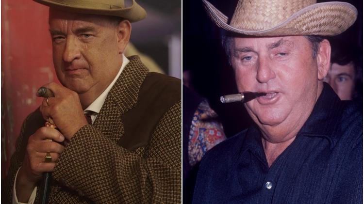 Tom Hanks e Colonel Tom Parker  - Divulgação e Getty Images - Divulgação e Getty Images