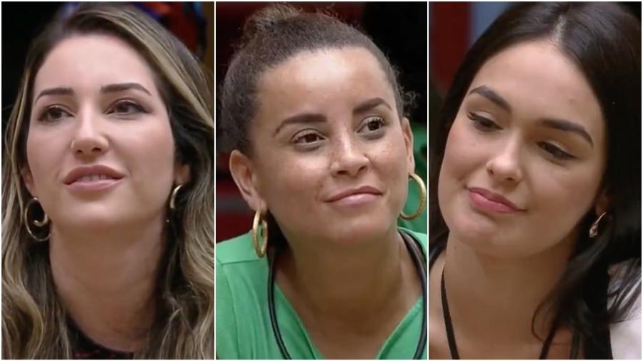 BBB 23: Amanda, Domitila e Larissa - Reprodução/Globoplay