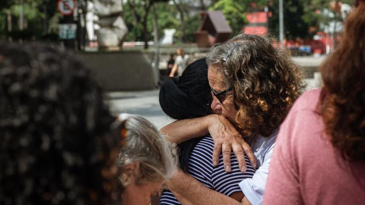 Mães da Sé em encontro na Praça da Sé, em São Paulo - Pedro Fratino - Pedro Fratino