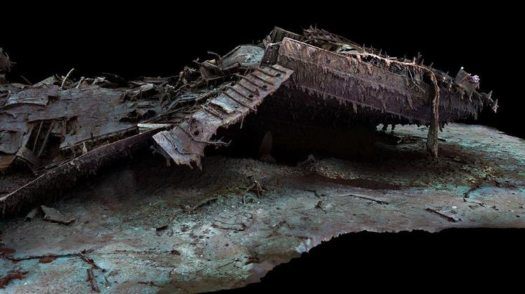 Vídeo mostra detalhes do Titanic no fundo do Oceano Atlântico; assista ...