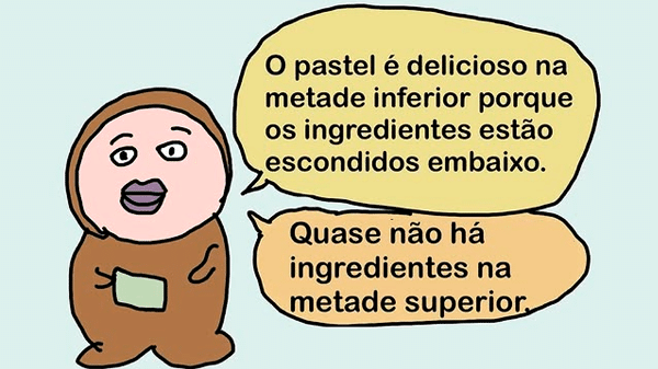 Quadrinho da cartunista japonesa Oran