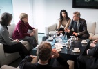 George Clooney é recebido por Angela Merkel em Berlim e debate refugiados - Guido Bergmann/Bundesregierung via Getty Images