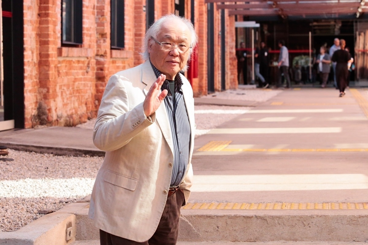 15.jul.2016 - Ricardo Ohtake chega ao velório do cineasta Hector Babenco, na Cinemateca Brasileira, em São Paulo - Rafael Cusato e Manuela Scarpa/Brazil News