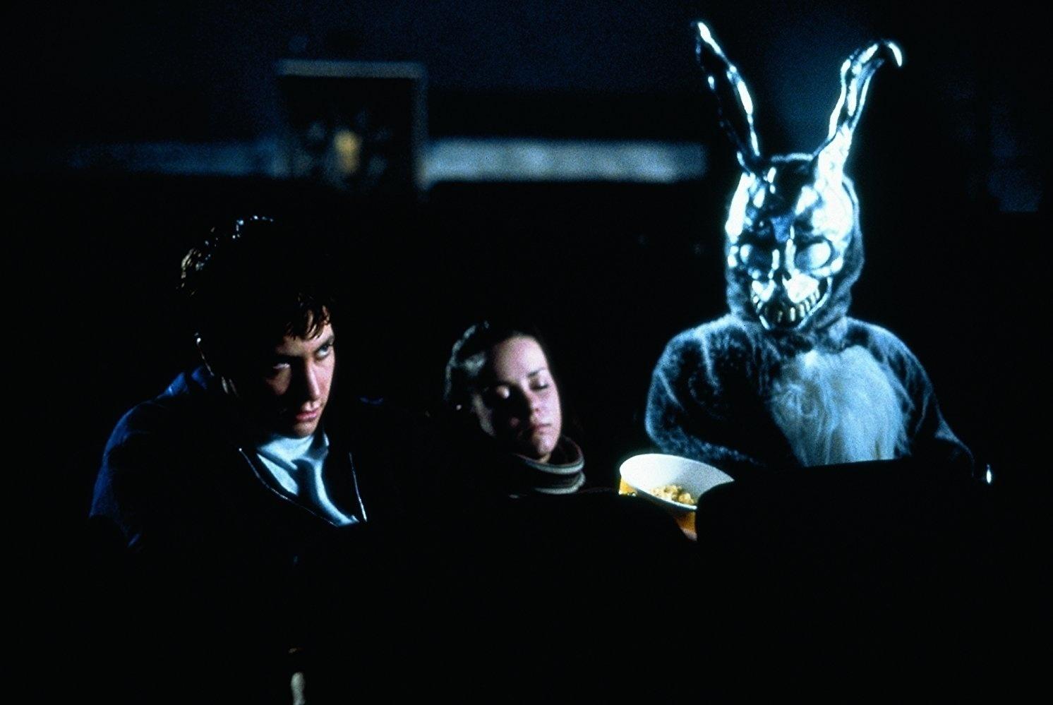 Jake Gyllenhaal e Jena Malone em cena de "Donnie Darko" (2001) - Divulgação