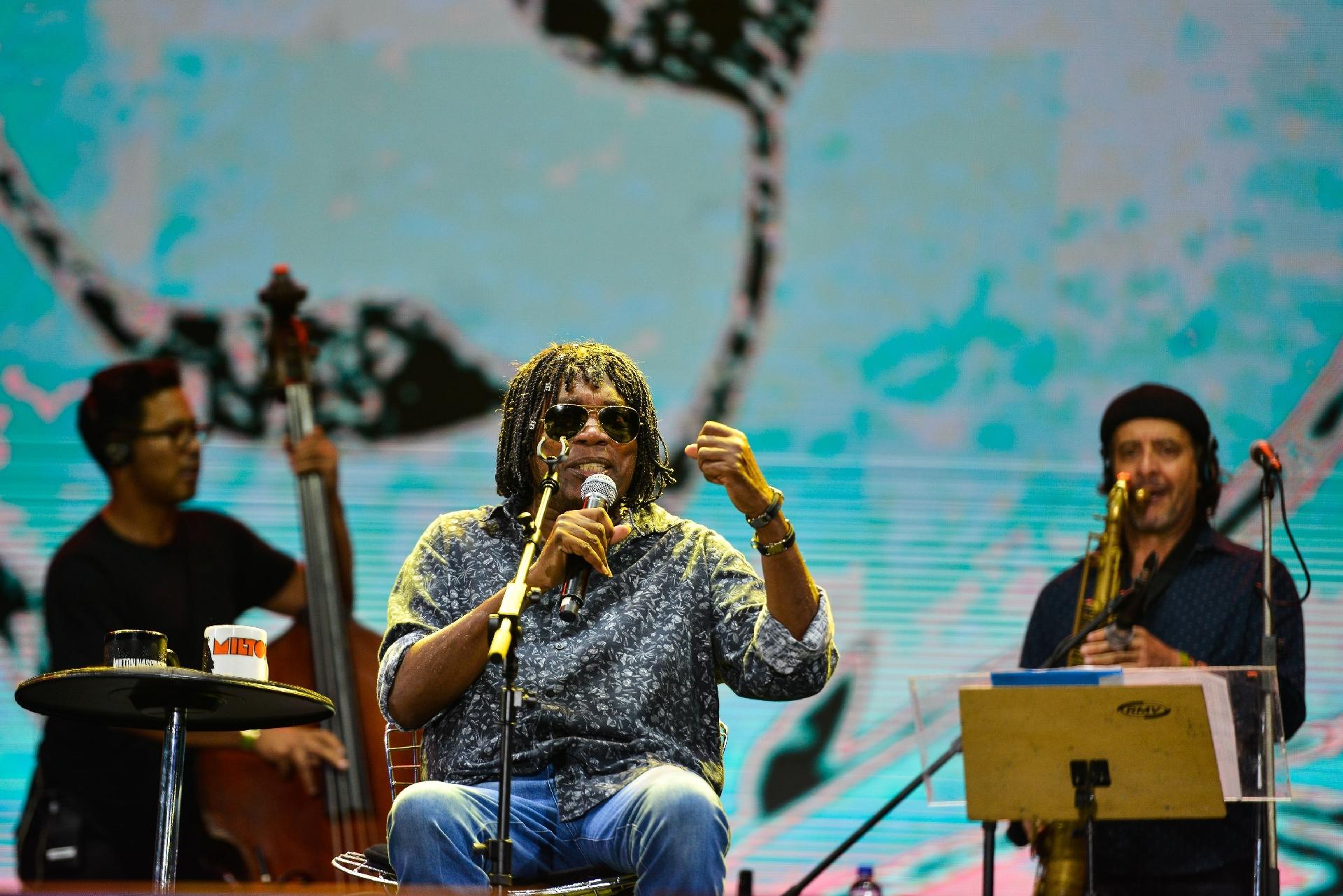 Milton Nascimento - Primeiro dia do Festival Virada Salvador 2019 - João Alvarez/UOL