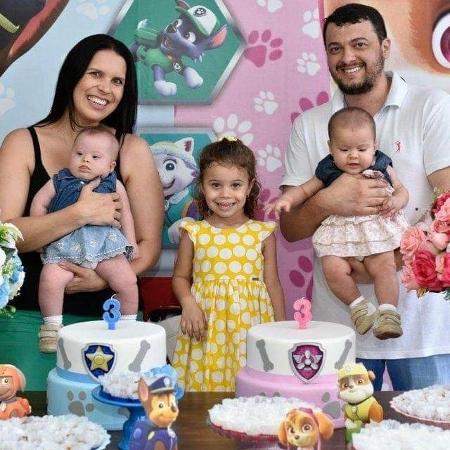 Raquel, Luiza, Laura, Daniel e Livia - Arquivo pessoal - Arquivo pessoal