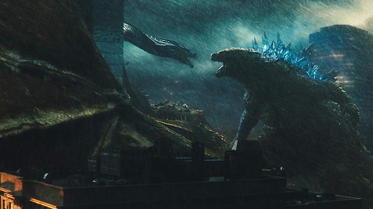 Godzilla luta com King Ghidorah em Boston, nos Estados Unidos - Divulgação - Divulgação
