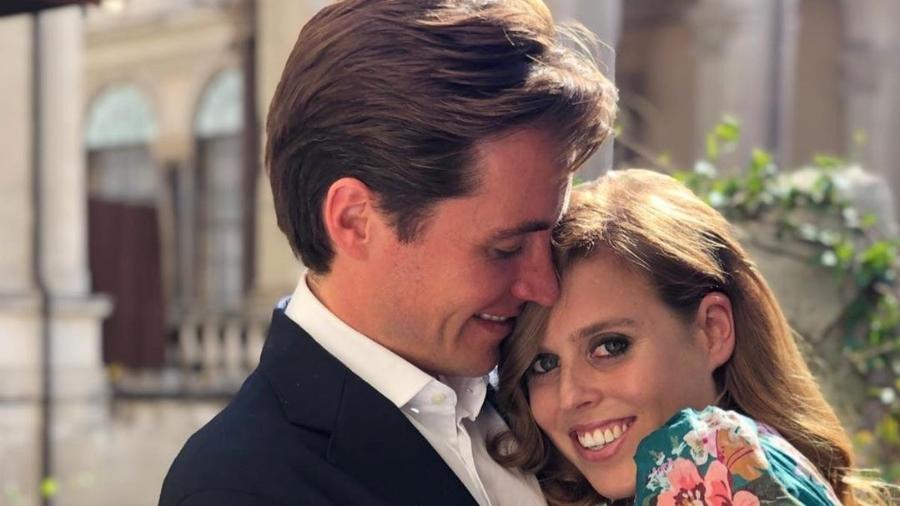 A princesa Beatrice e o empresário italiano Edoardo Mapelli Mozzi - Reprodução/Instagram