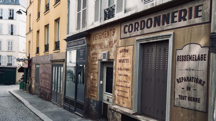 A rua Androuet, em Paris, ficou "presa" nos anos 1940 - Reprodução/Twitter