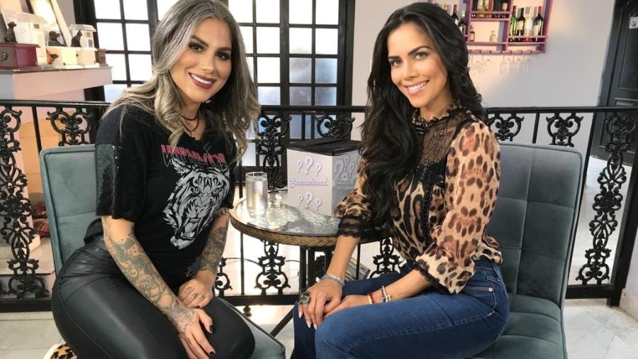 Vanessa Mesquita em conversa com Daniela Albuquerque no programa Sensacional  - Divulgação/RedeTV!