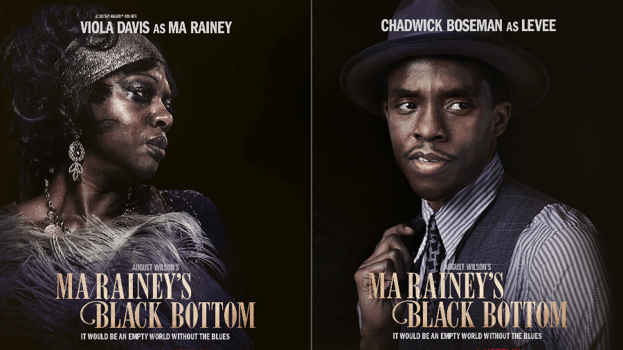 Viola Davis é Ma Rainey e Chadwick Boseman é Levee em "A Voz Suprema do Blues" - Divulgação