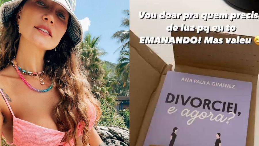 Gabriela Pugliesi mostra livro sobre divórcio - Reprodução/Instagram