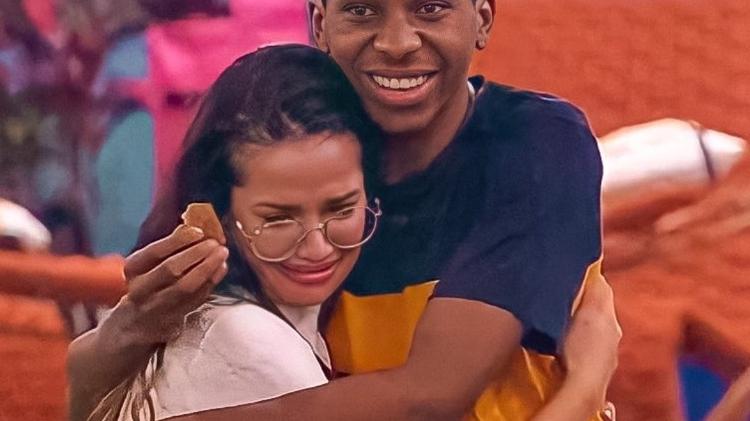 Juliette e Lucas Penteado se tornaram amigos dentro do 'BBB 21' - Reprodução/Globoplay - Reprodução/Globoplay