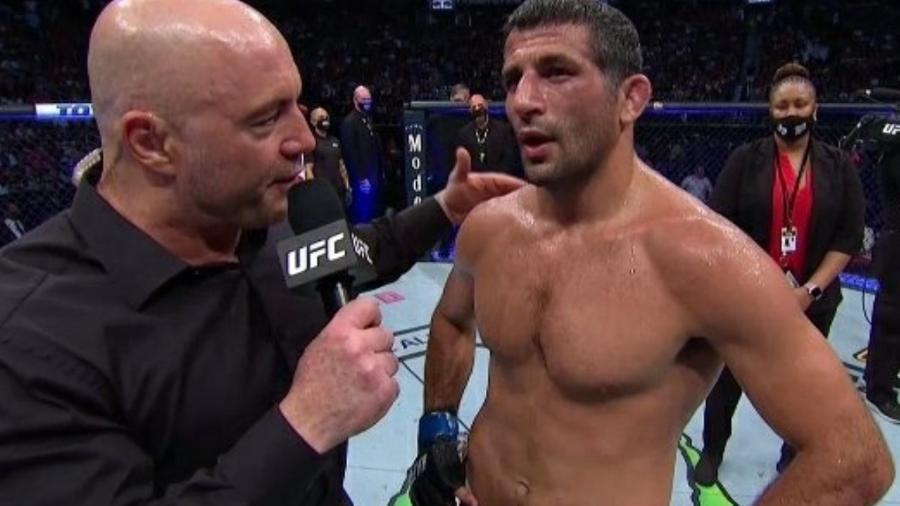 Joe Rogan e Beneil Dariush no UFC 262 - Reprodução