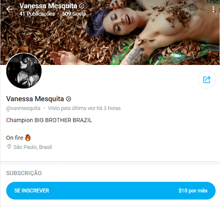 Fans vanessa only Vanessa bernie