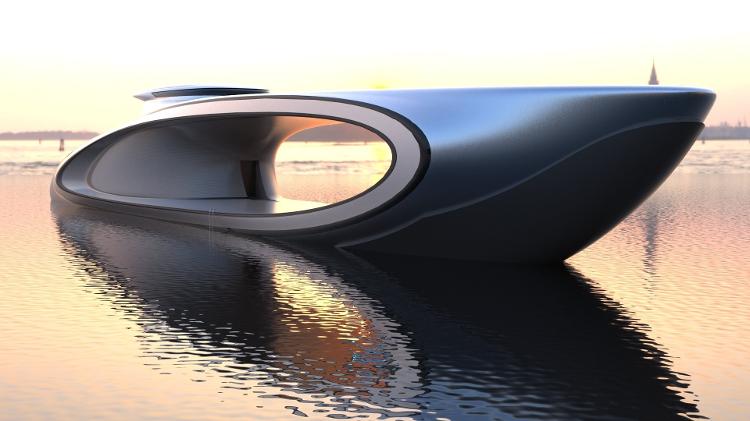 Nuevo concepto de yate de lujo con un agujero en el medio y costará R $ 517 millones