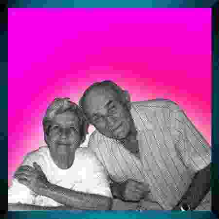 Zilda e Antonio ficaram casados por 58 anos  - Arquivo pessoal/Arte UOL - Arquivo pessoal/Arte UOL