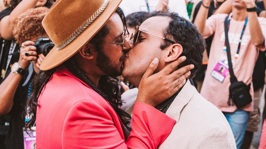 Tayran Bezerra e Nicholas Paes se casaram no Rock in Rio - Divulgação/Chilli Beans