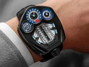 Relógio da Bugatti tem motor de 16 cilindros embutido e custa R$ 1,9 milhão