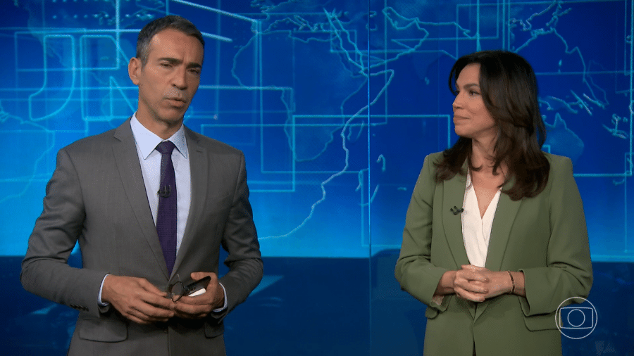 César Tralli e Ana Paula Araújo apresentam Jornal Nacional especial