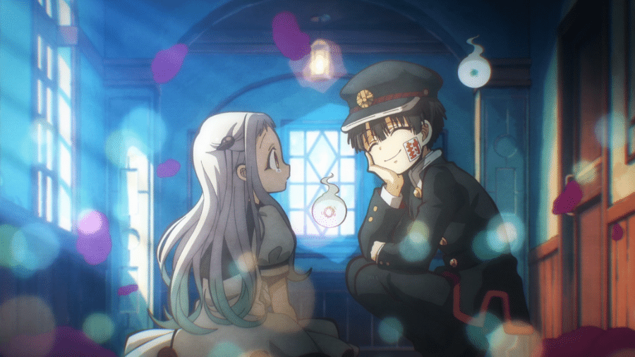 Nene e Hanako no anime 'Hanako-kun e os Mistérios do Colégio Kamome' Nene e Hanako no anime 'Hanako-kun e os Mistérios do Colégio Kamome'