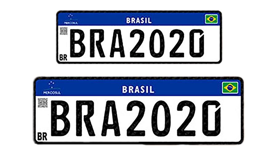 Em casos específicos, é possível usar placa até 15% menor que a tradicional; carros que não estiverem de acordo com a legislação podem ser multados Em casos específicos, é possível usar placa até 15% menor que a tradicional; carros que não estiverem de acordo com a legislação podem ser multados