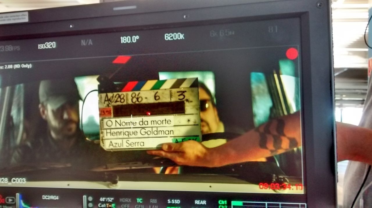 07.mai.2016 - Cena dos bastidores da gravação do filme "O Nome da Morte", em Palmas, no Tocantis. O filme é uma adaptação do livro homônimo do escritor Klester Cavalcanti - Divulgação