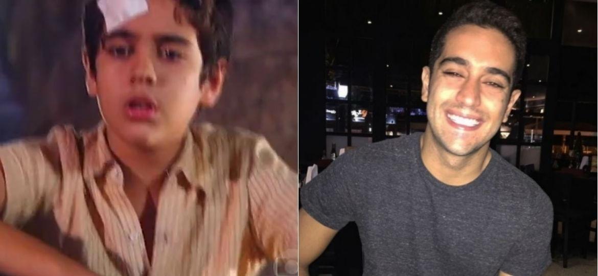 Miguel Rômulo, de "Senhora do Destino" - Reprodução/TV Globo/Reprodução/Instagram