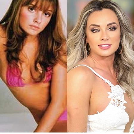 Antes e depois de Juju Salimeni, uma das musas fitness mais populares do Brasil, com mais de 12 milhões de seguidores no Insta - Arquivo Pessoal/Divulgação