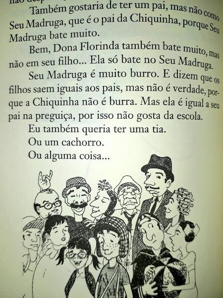 Trecho do livro "O Diário do Chaves", de Roberto Gómez Bolaños - Reprodução - Reprodução