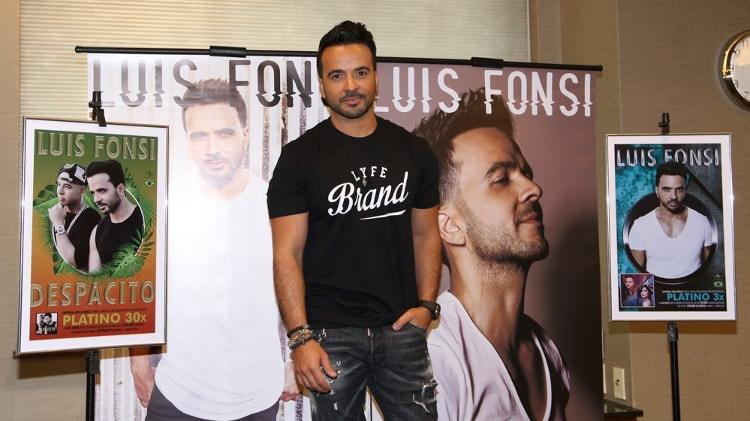 Luis Fonsi em coletiva de imprensa em São Paulo - Deividi Correa/Ag news - Deividi Correa/Ag news