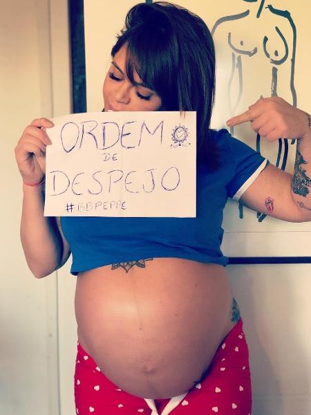 Valentina Francavilla dá "ordem de despejo" ao bebê, Giuseppe - Reprodução/Instagram/valentinafrancavilla