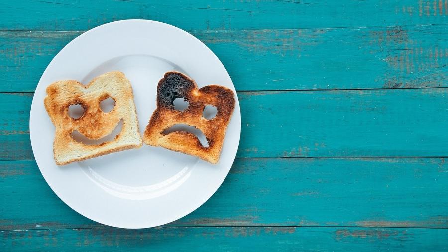 Quanto mais queimado estiver o pão, pior para a saúde