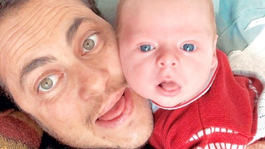 Thammy Miranda com o filho, Bento, de 7 meses - Reprodução/Instagram