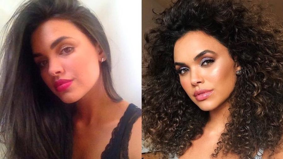 O antes e depois da transição capilar da atriz Giovana Cordeiro - Reprodução/Instagram@cordeirogi