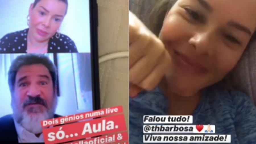 Fernanda Souza e Thiaguinho trocam elogios - Reprodução/Instagram