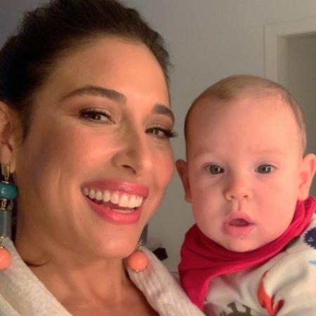 Giselle Itié e o filho Pedro Luna - Reprodução/Instagram