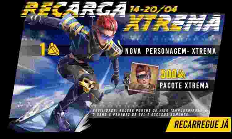 Xtrema Free Fire - Divulgação/Garena - Divulgação/Garena