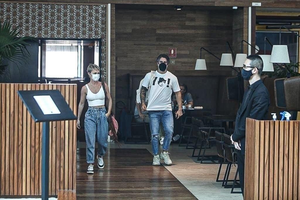 Marcos Mion almoça com Boninho - AgNews