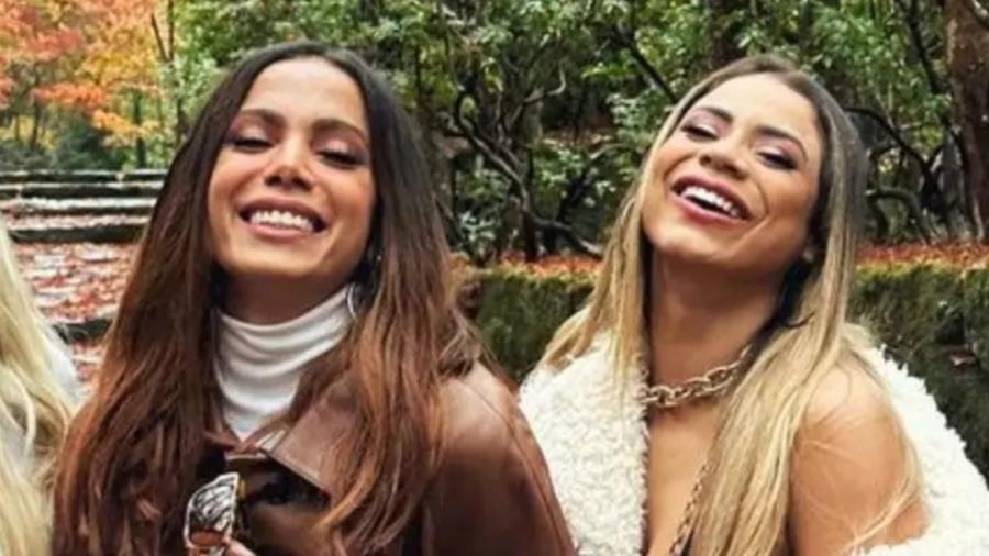 As cantoras Anitta e Lexa - Reprodução/Instagram