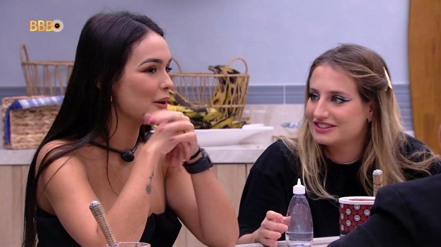 BBB 23: Bruna e Larissa disputam Paredão - Reprodução/Globoplay