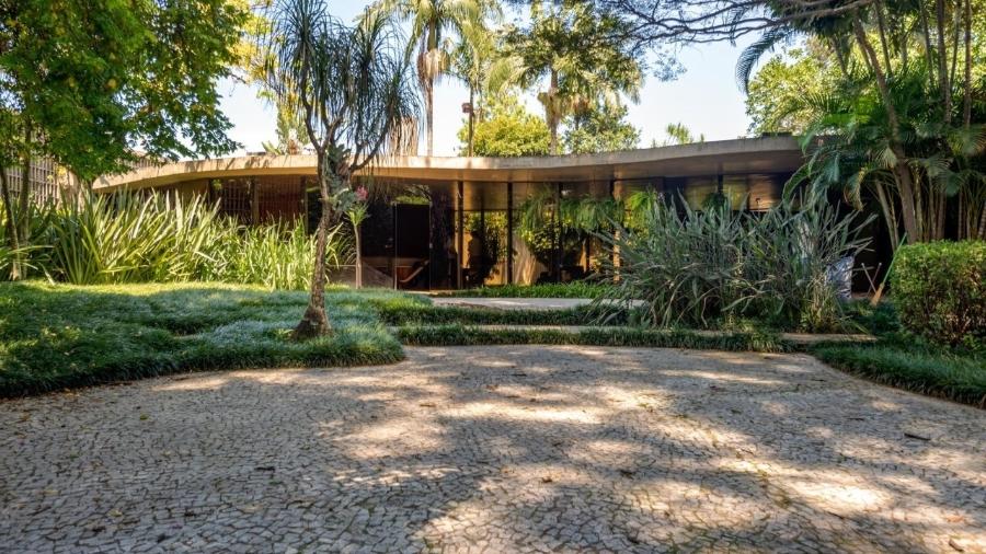 Casa de Niemeyer em São Paulo onde era gravado o programa "Alma de Cozinheira", de Paola Carosella