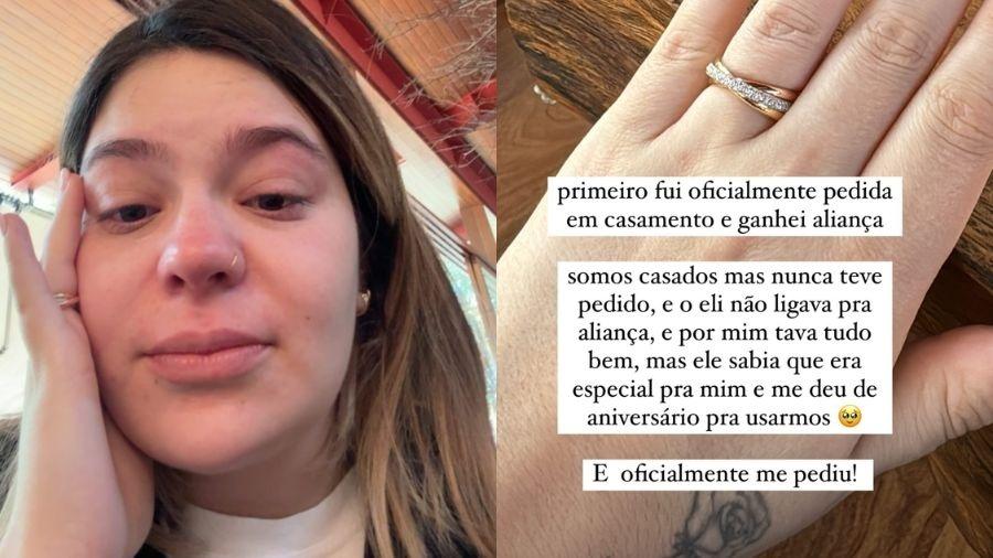 Viih Tube é pedida em casamento por Eliezer no dia do aniversário de 24 anos