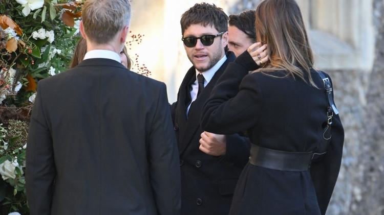 Niall Horan no funeral de Liam Payne, na região de Londres