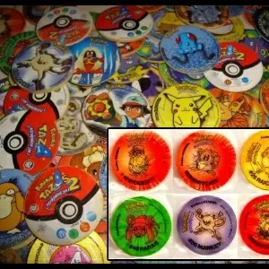 Tazos Pokemon  Pokemon, Colecionáveis, Brinquedos