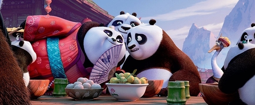 Cena do filme "Kung Fu Panda 3" - Divulgação
