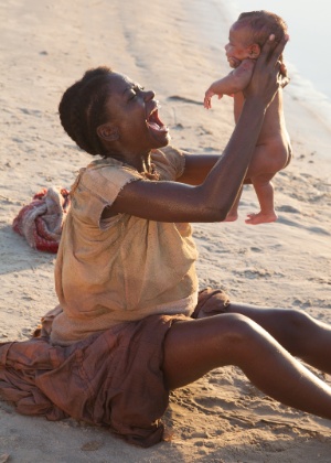 Cena do primeiro capítulo de "Escrava Mãe" - Edu Moraes/Rede Record - Edu Moraes/Rede Record