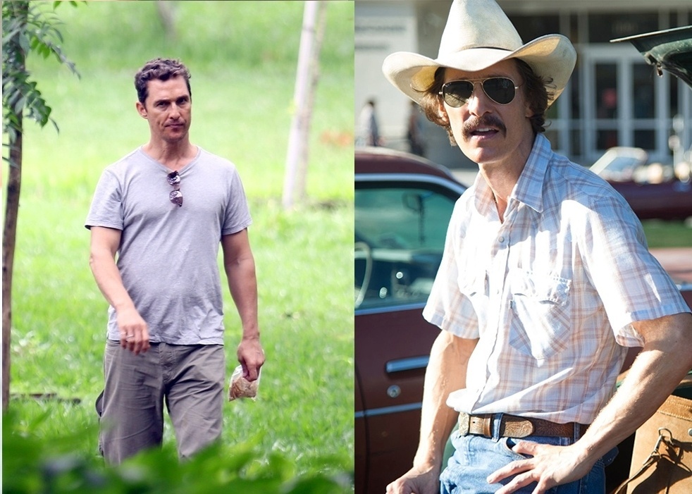 Montagem com Matthew McConaughey em "Clube de Compras Dallas" (2013) - Gabriel Reis e Dilson Silva/AgNews/Divulgação