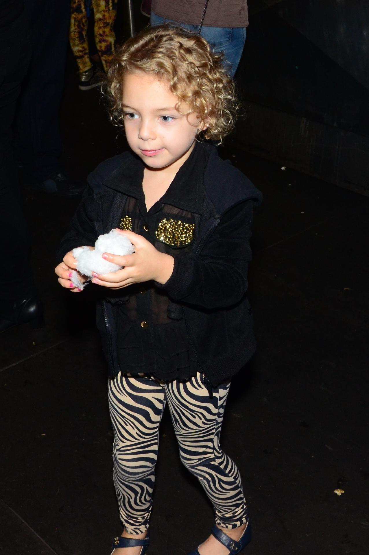 Brenda, filha de Sheila Mello e Fernando Scherer, no Circo Stankowich no Belenzinho em São Paulo - Eduardo Martins/AgNews